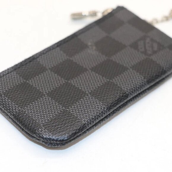 Louis Vuitton Damier Graphite Key Pouch - Black - Picture 4 of 14